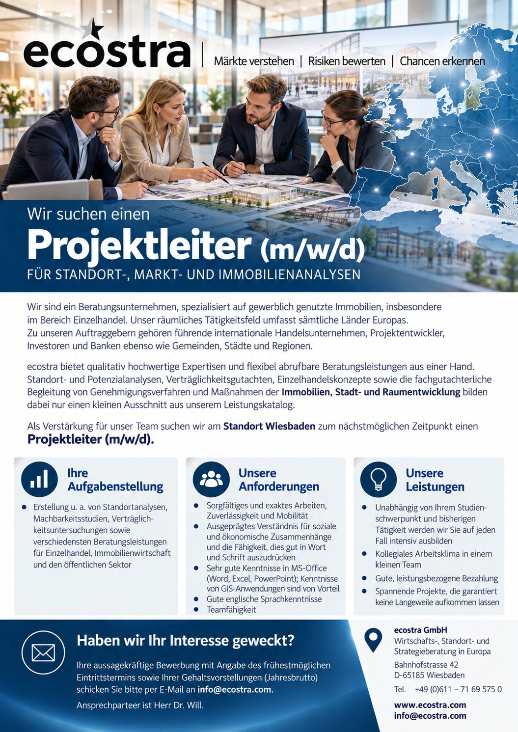 Stellenausschreibung